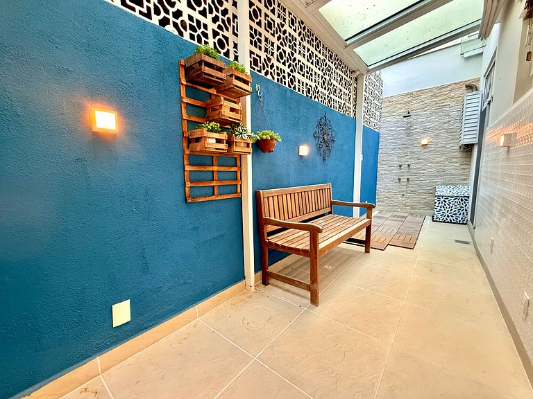 Charmoso com terraço a 5 minutos da praia - Leblon