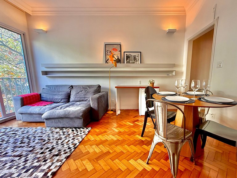 O mais charmoso de Ipanema a 3 min da praia.