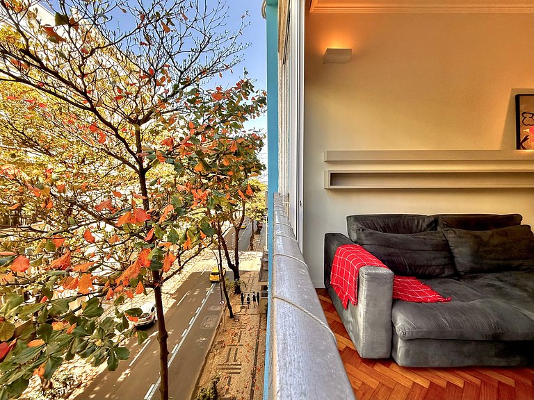 O mais charmoso de Ipanema a 3 min da praia.