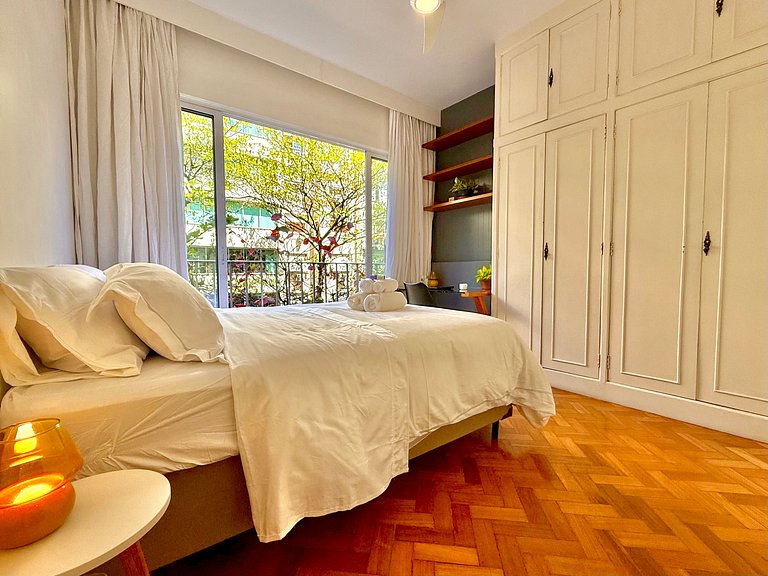 O mais charmoso de Ipanema a 3 min da praia.