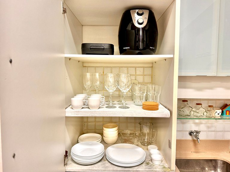 Vista mar e ao lado da praia de Ipanema.