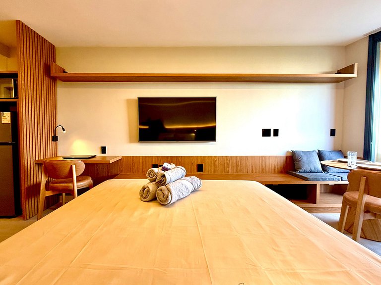 Studio Leblon - Vista Cristo, novo, piscina e gym