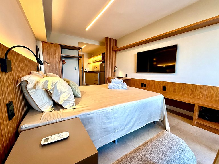 Studio Leblon - Vista Cristo, novo, piscina e gym