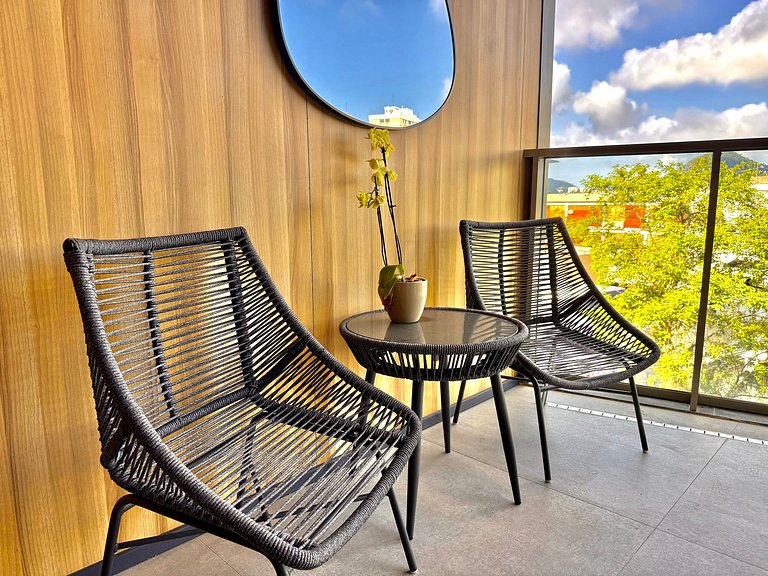 Studio Leblon - Vista Cristo, novo, piscina e gym