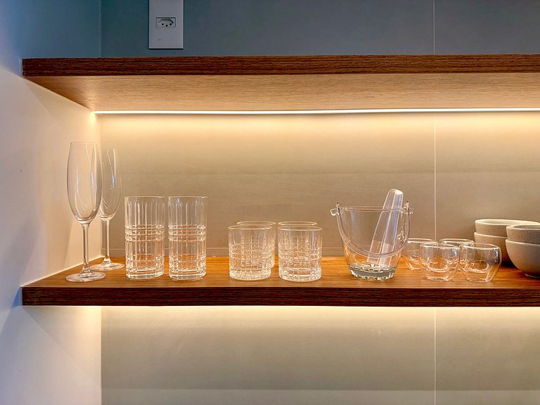 Studio Leblon - Vista Cristo, novo, piscina e gym