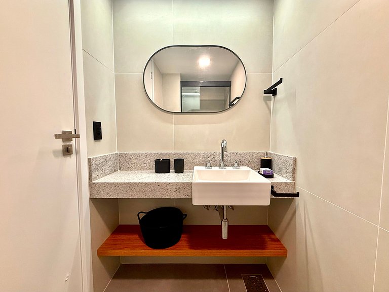 Studio Leblon - Vista Cristo, novo, piscina e gym