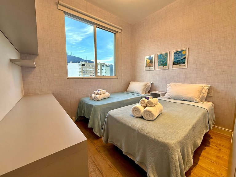 Wi-Fi rápido, recepção 24h e garagem - Leblon