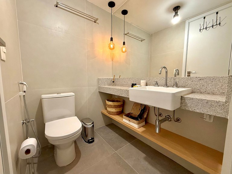 Studio Leblon - Vista Cristo, novo, piscina e gym