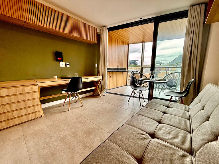 Studio Leblon - Vista Cristo, novo, piscina e gym