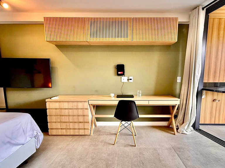 Studio Leblon - Vista Cristo, novo, piscina e gym