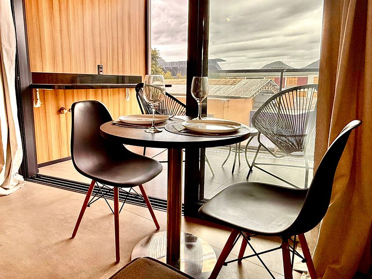 Studio Leblon - Vista Cristo, novo, piscina e gym