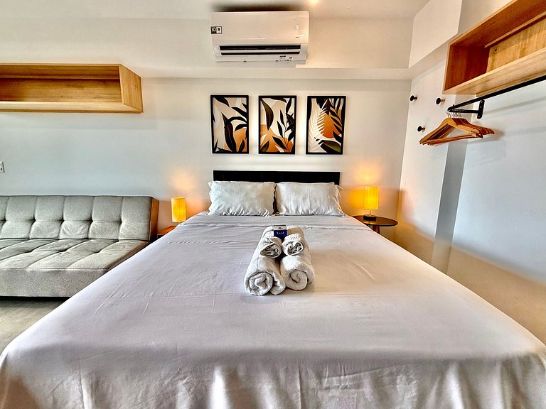 Studio Leblon - Vista Cristo, novo, piscina e gym