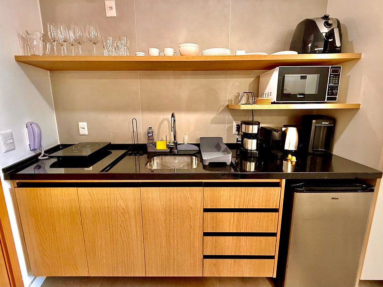 Studio Leblon - Vista Cristo, novo, piscina e gym