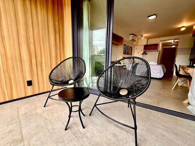 Studio Leblon - Vista Cristo, novo, piscina e gym