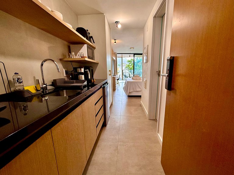 Studio Leblon - Vista Cristo, novo, piscina e gym