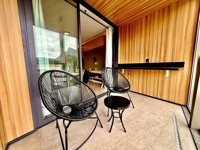 Studio Leblon - Vista Cristo, novo, piscina e gym