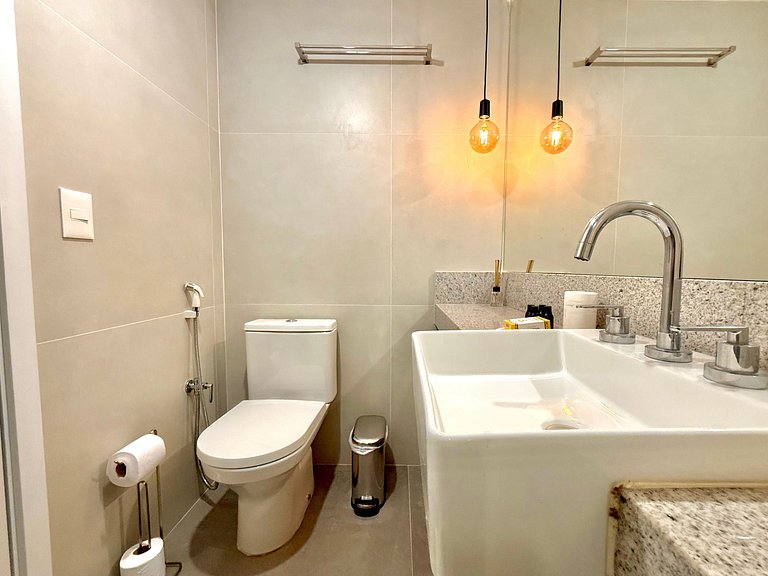 Studio Leblon - Vista Cristo, novo, piscina e gym