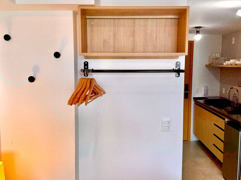 Studio Leblon - Vista Cristo, novo, piscina e gym