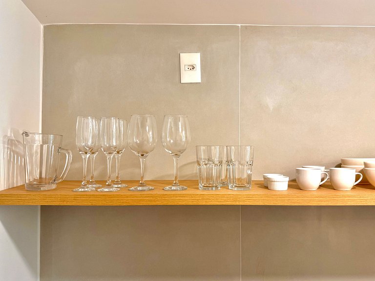 Studio Leblon - Vista Cristo, novo, piscina e gym