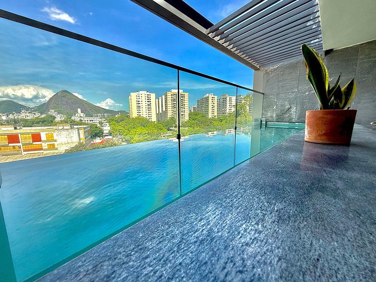 Piscina privativa, Vista Cristo e recepção 24h