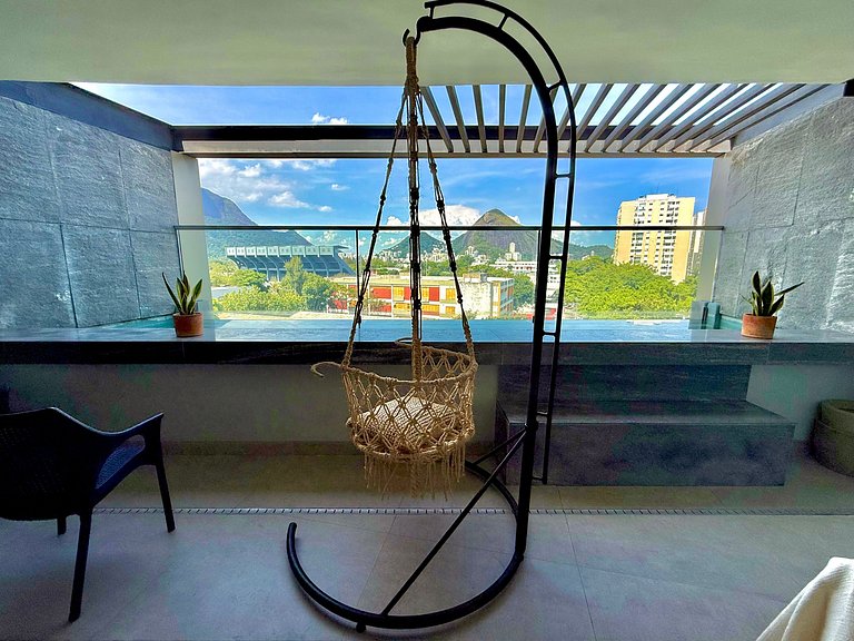 Piscina privativa, Vista Cristo e recepção 24h