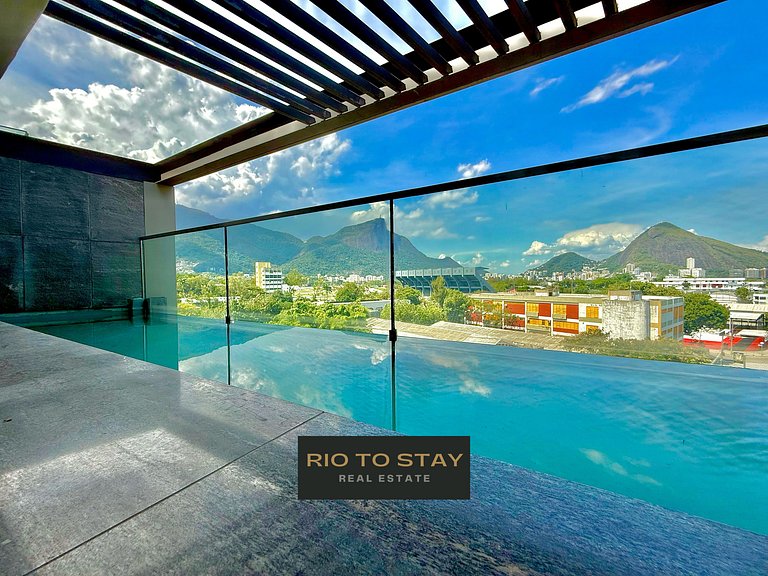 Piscina privativa, Vista Cristo e recepção 24h