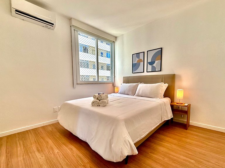 3 quartos, recepção 24h e garagem - Leblon