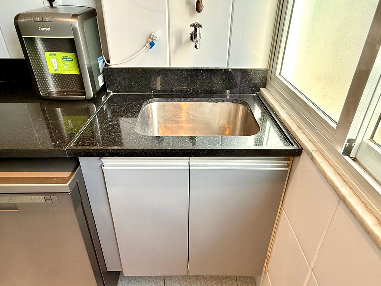 3 quartos, recepção 24h e garagem - Leblon