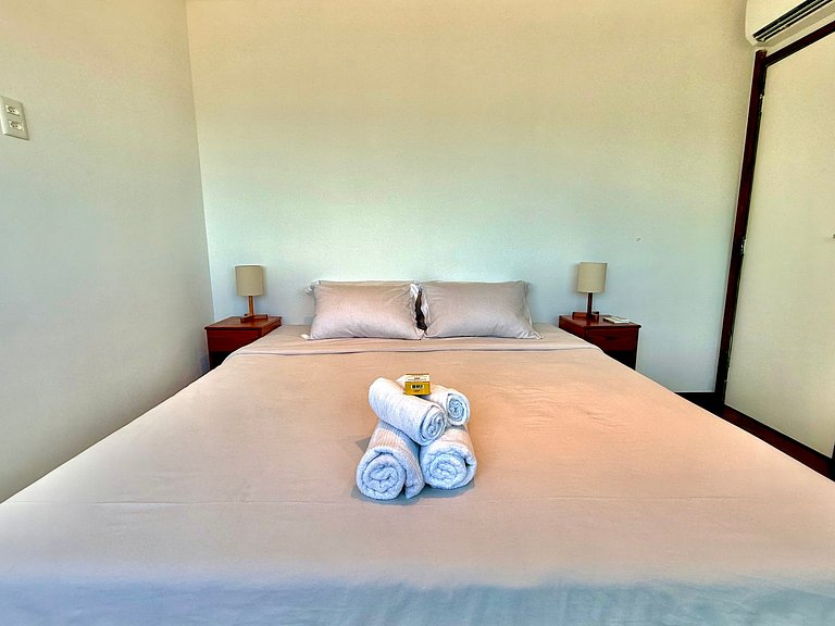 Frente mar, 3 quartos, recepção 24h - Praia Leblon