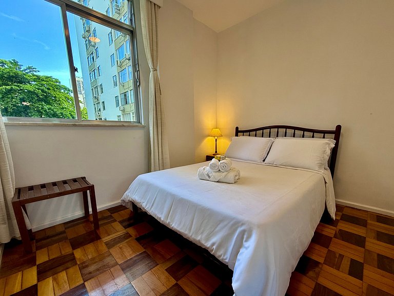 3 quartos, recepção 24h e aconchegante - Leblon