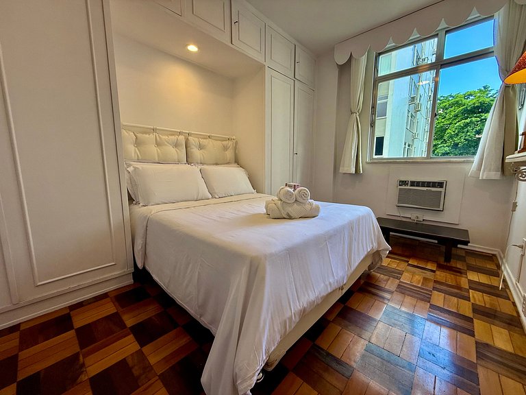 3 quartos, recepção 24h e aconchegante - Leblon