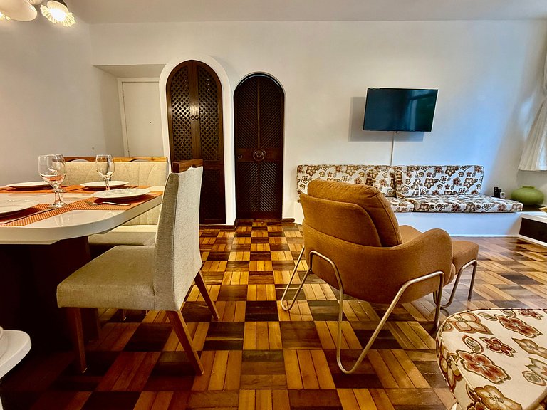 3 quartos, recepção 24h e aconchegante - Leblon