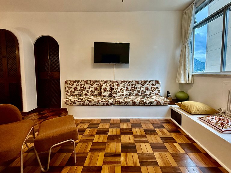 3 quartos, recepção 24h e aconchegante - Leblon