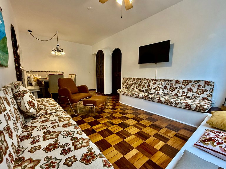 3 quartos, recepção 24h e aconchegante - Leblon