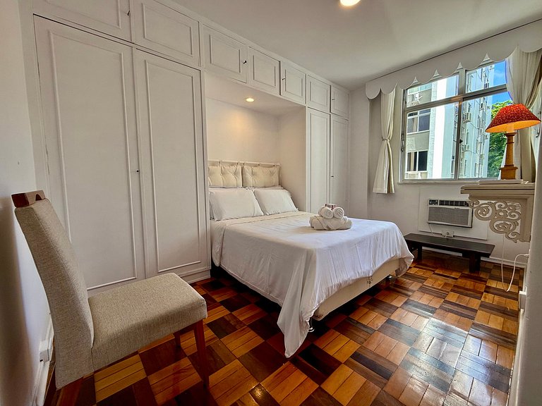 3 quartos, recepção 24h e aconchegante - Leblon