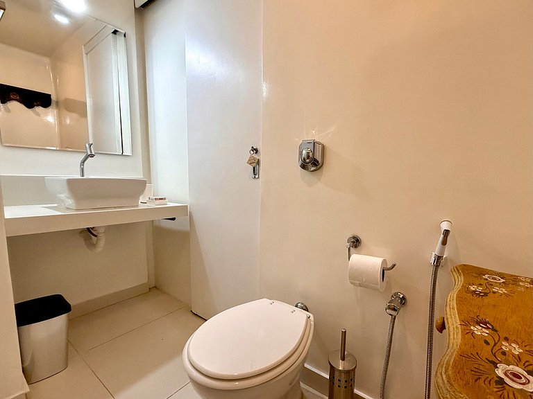 3 quartos, recepção 24h e aconchegante - Leblon