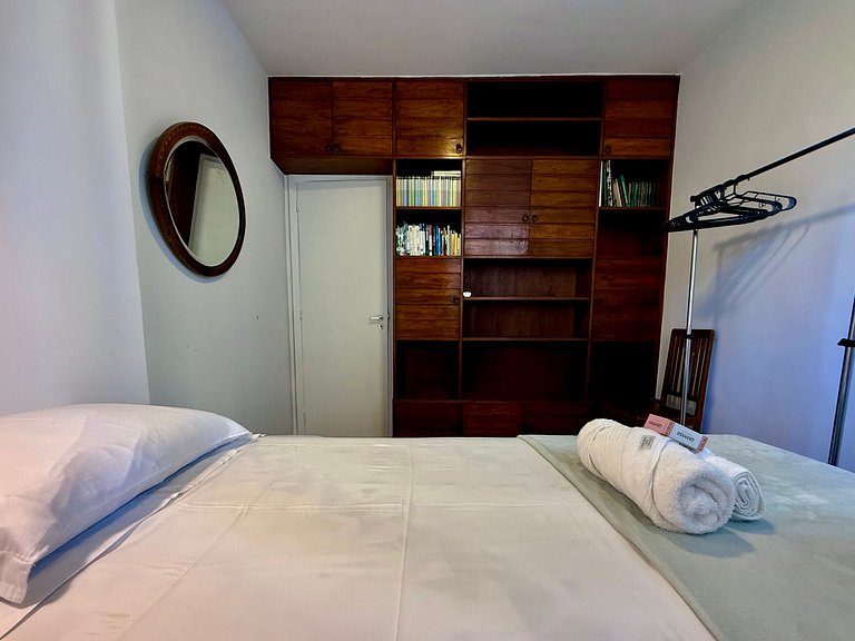 3 quartos, recepção 24h e aconchegante - Leblon