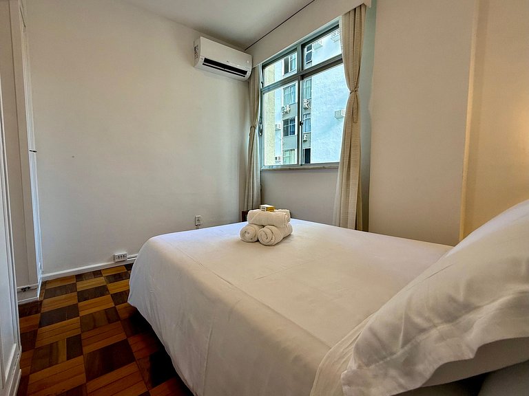 3 quartos, recepção 24h e aconchegante - Leblon