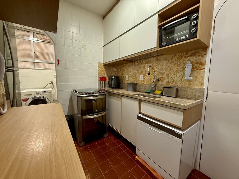 3 quartos, recepção 24h e aconchegante - Leblon