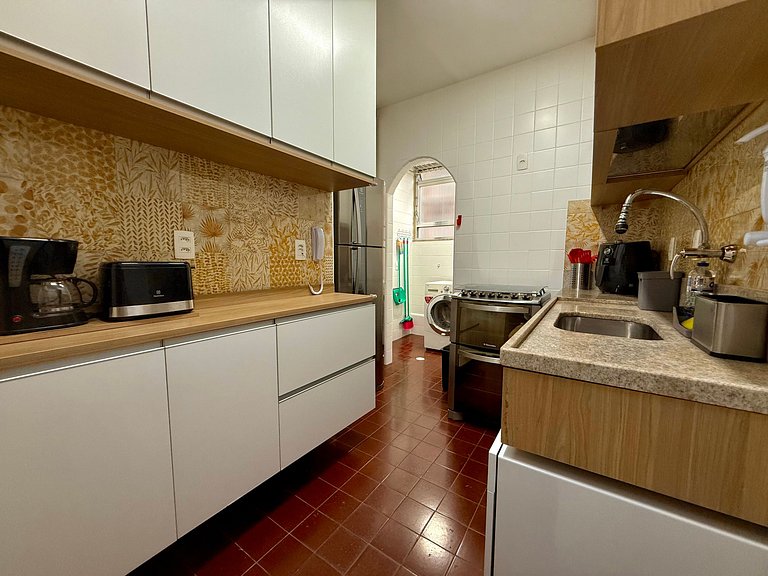 3 quartos, recepção 24h e aconchegante - Leblon