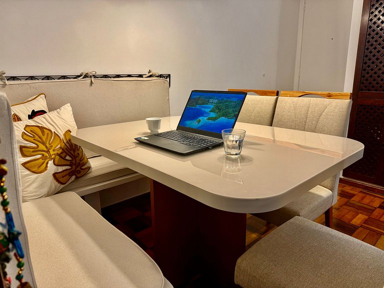 3 quartos, recepção 24h e aconchegante - Leblon