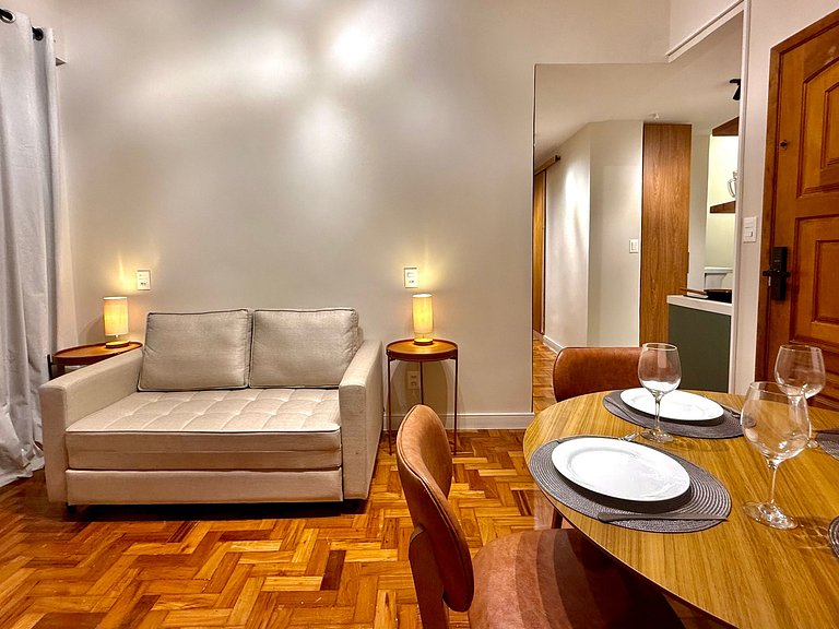 2 minutos da praia + recepção 24h - Leblon