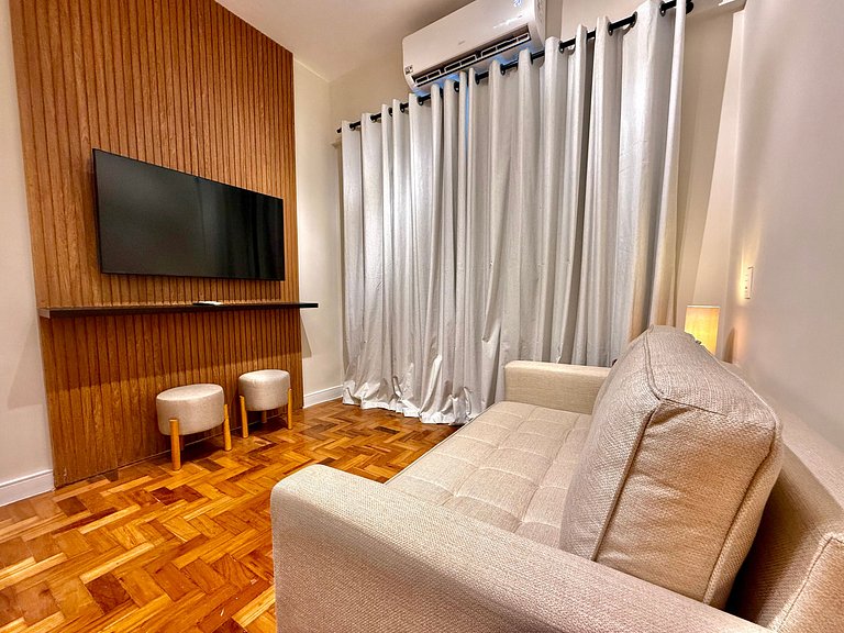 2 minutos da praia + recepção 24h - Leblon