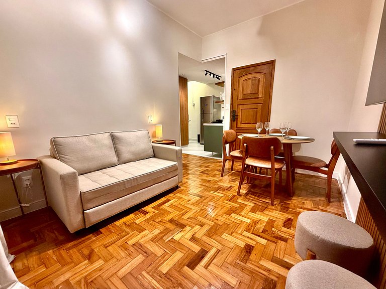 2 minutos da praia + recepção 24h - Leblon