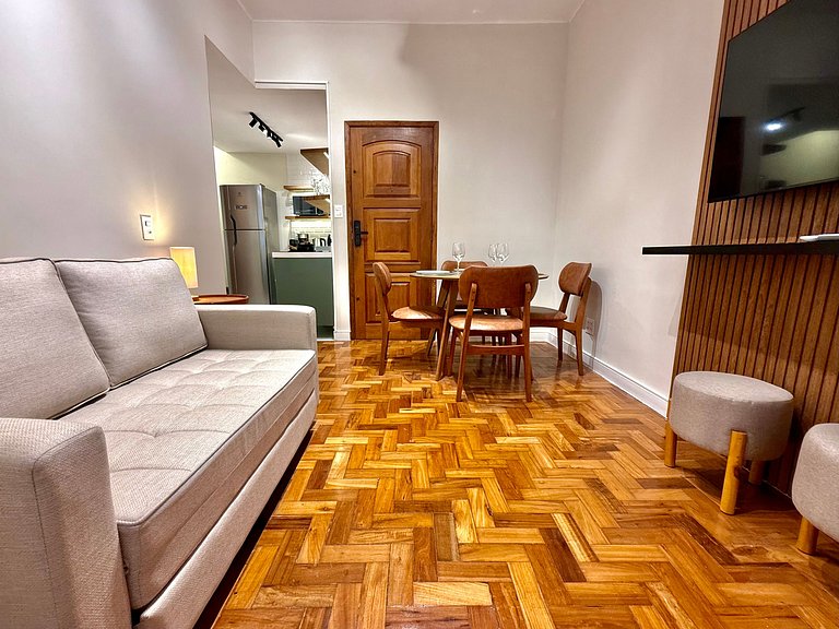 2 minutos da praia + recepção 24h - Leblon