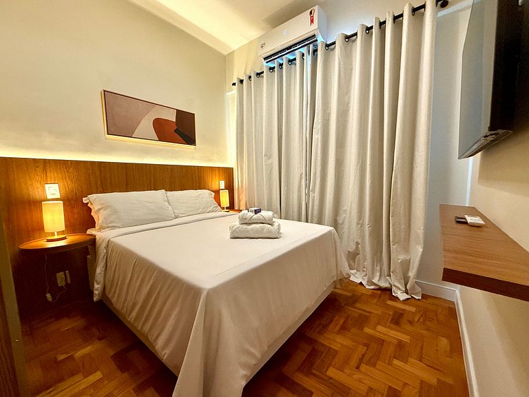 2 minutos da praia + recepção 24h - Leblon