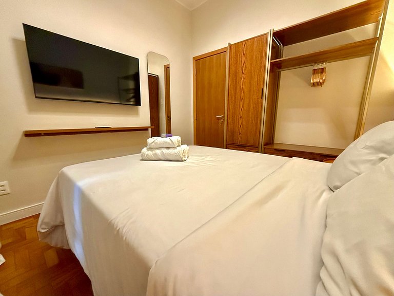 2 minutos da praia + recepção 24h - Leblon