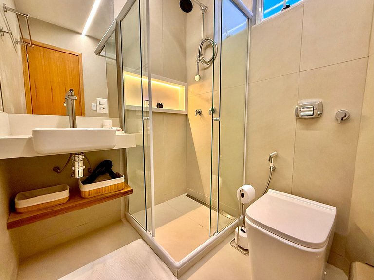 2 minutos da praia + recepção 24h - Leblon