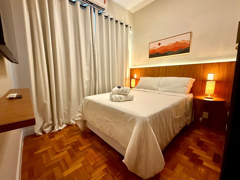 2 minutos da praia + recepção 24h - Leblon