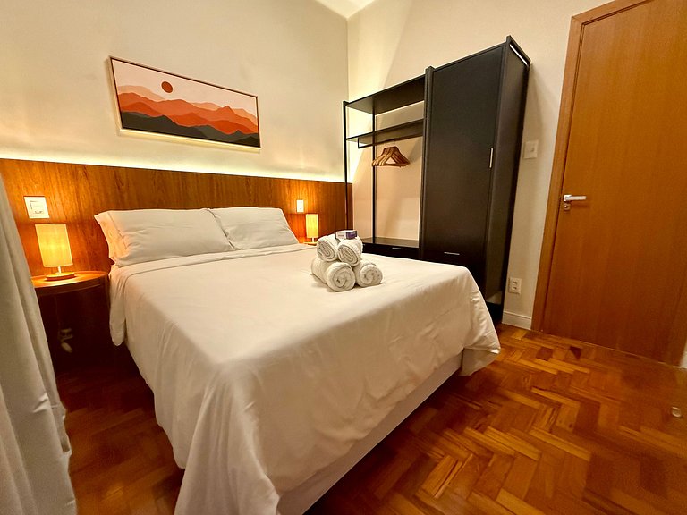 2 minutos da praia + recepção 24h - Leblon